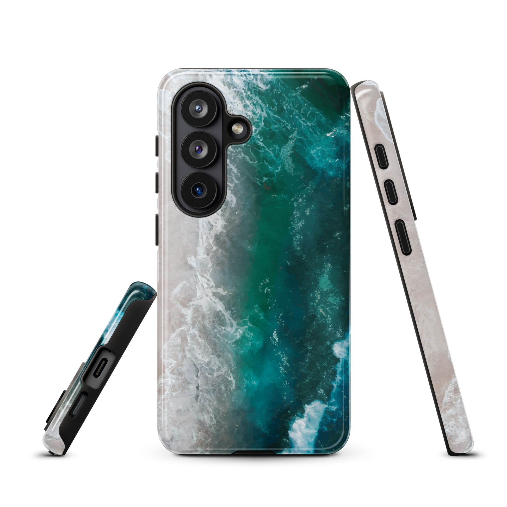 'Ocean View' Samsung Galaxy S26 tough phone case - protective glossy case NZ Australia