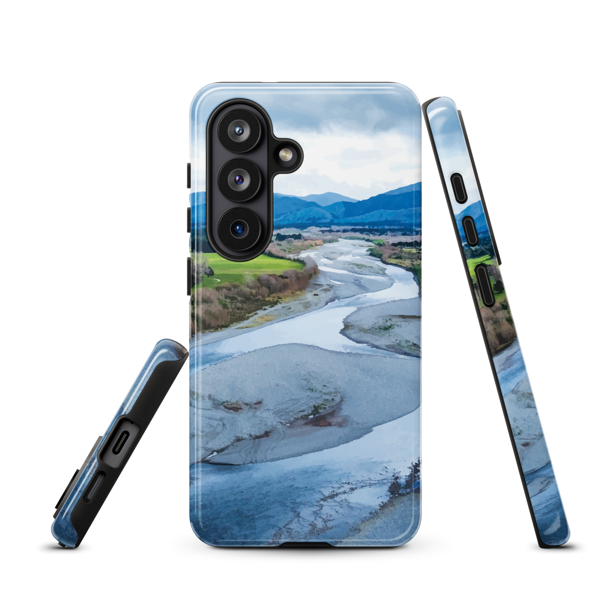 'Waiohine' Samsung Galaxy S26 tough phone case - protective glossy case NZ Australia
