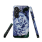'Blue Rose' Samsung Galaxy S26 tough phone case - protective glossy case NZ Australia
