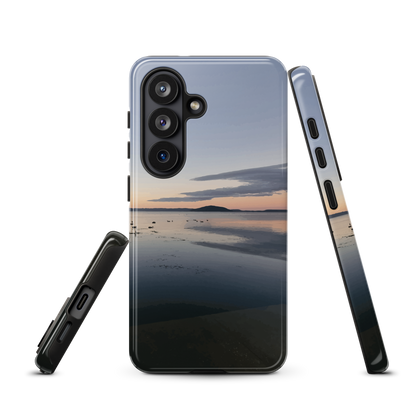 'Whispers on the Lake' Samsung Galaxy S26 tough phone case - protective glossy case NZ Australia