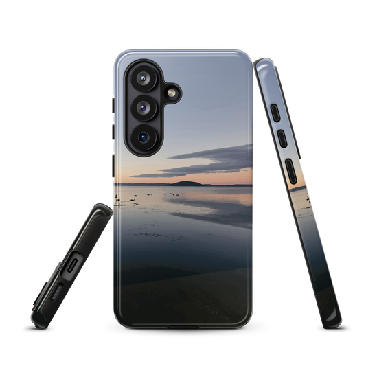 'Whispers on the Lake' Samsung Galaxy S26 tough phone case - protective glossy case NZ Australia