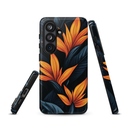 'Bird of Paradise' Samsung Galaxy S26 tough phone case - protective glossy case NZ Australia