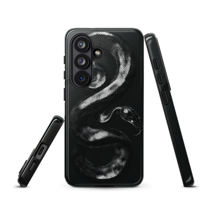 'Black Python' Samsung Galaxy S26 tough phone case - protective glossy case NZ Australia