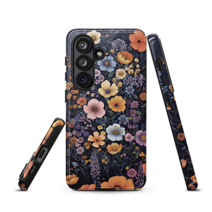 'Wildflowers' Samsung Galaxy S26 tough phone case - protective glossy case NZ Australia