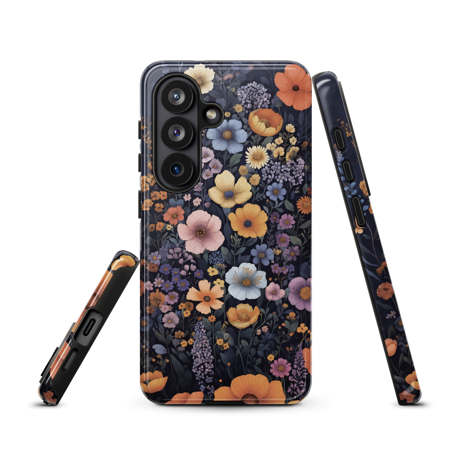 'Wildflowers' Samsung Galaxy S26 tough phone case - protective glossy case NZ Australia