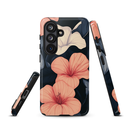 'Hibiscus Flower' Samsung Galaxy S26 tough phone case - protective glossy case NZ Australia