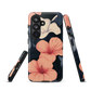 'Hibiscus Flower' Samsung Galaxy S26 tough phone case - protective glossy case NZ Australia