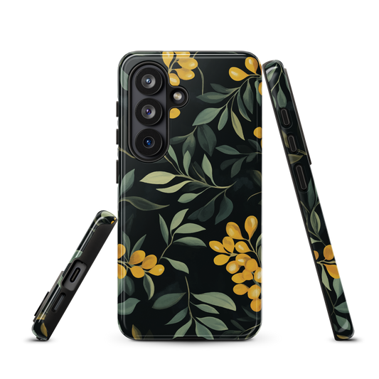 'NZ Kowhai' Samsung Galaxy S26 tough phone case - protective glossy case NZ Australia