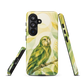 'Kākāpō' Samsung Galaxy S26 tough case - protective glossy case NZ Australia