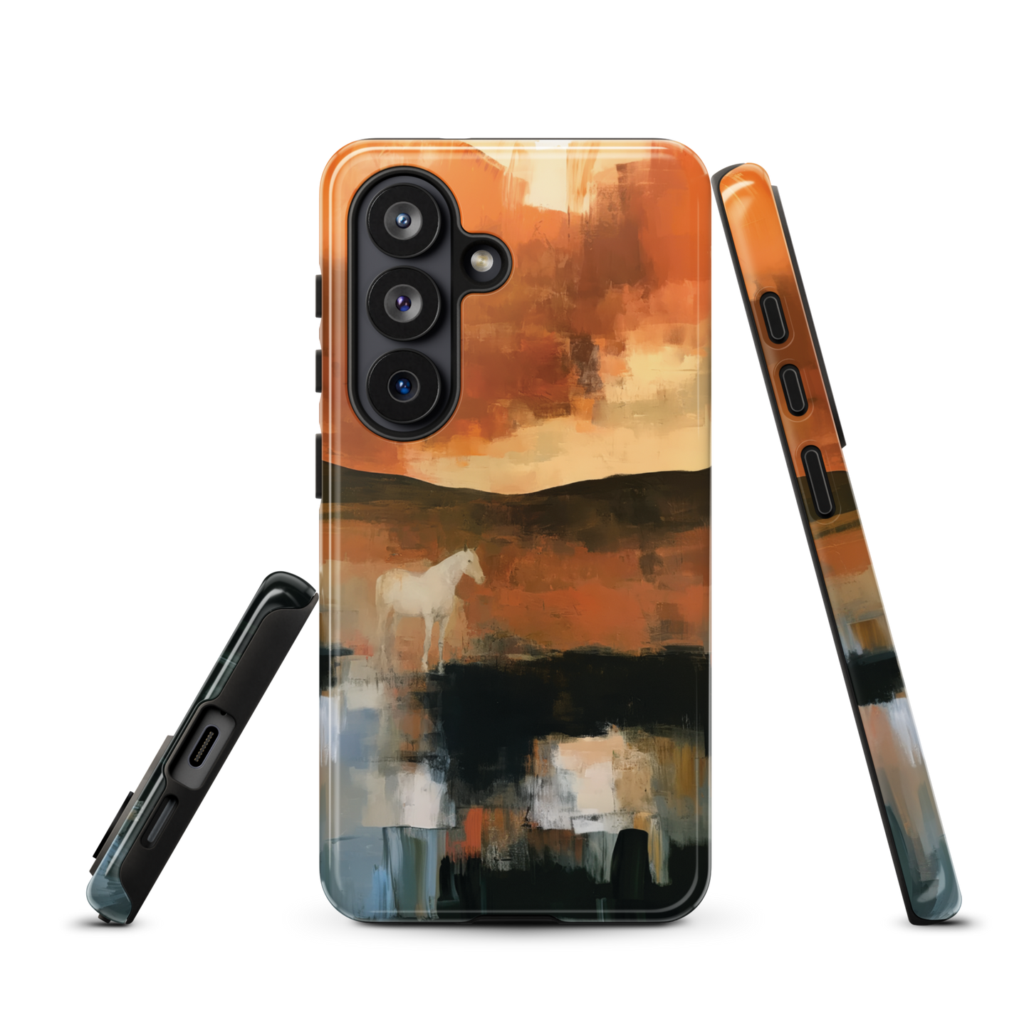 'Ember Fields' Samsung Galaxy S26 tough phone case - protective glossy case NZ Australia