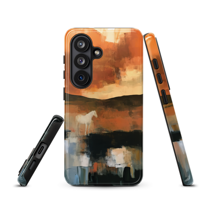 'Ember Fields' Samsung Galaxy S26 tough phone case - protective glossy case NZ Australia
