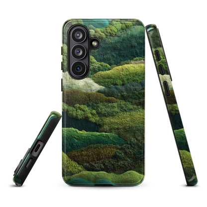 'Forest Layers' Samsung Galaxy S26 Plus tough phone case - protective glossy case NZ Australia