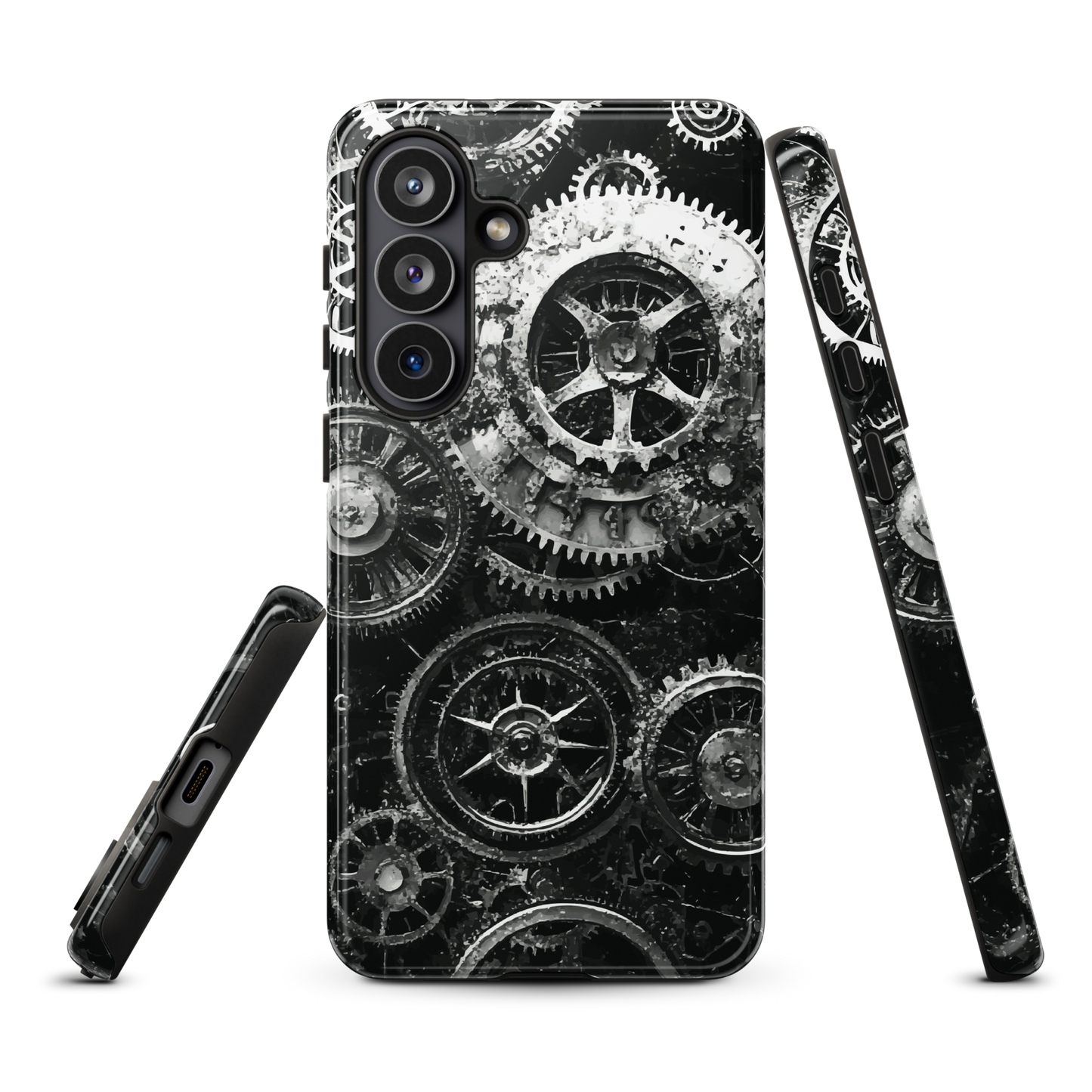 'Clockwork' Samsung Galaxy S26 Plus tough phone case - protective glossy case NZ Australia