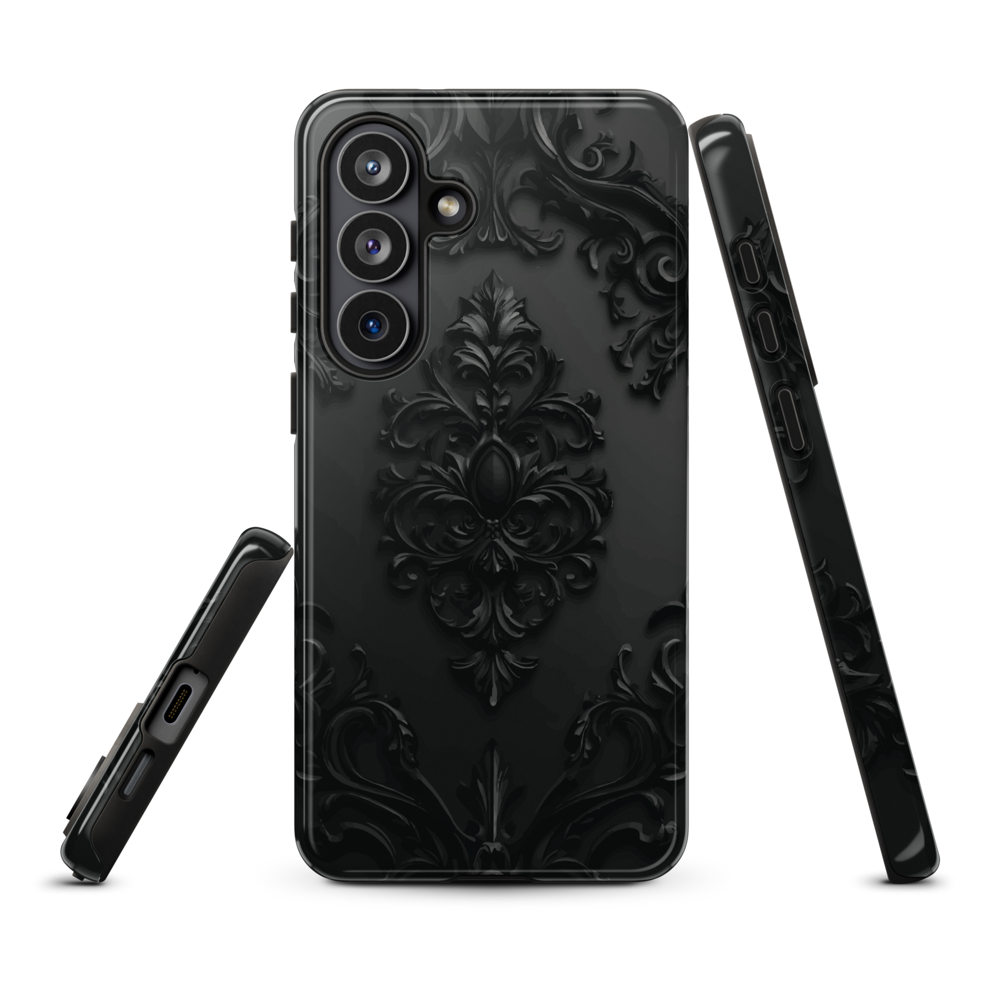 'Obsidian' Samsung Galaxy S26 Plus tough phone case - protective glossy case NZ Australia