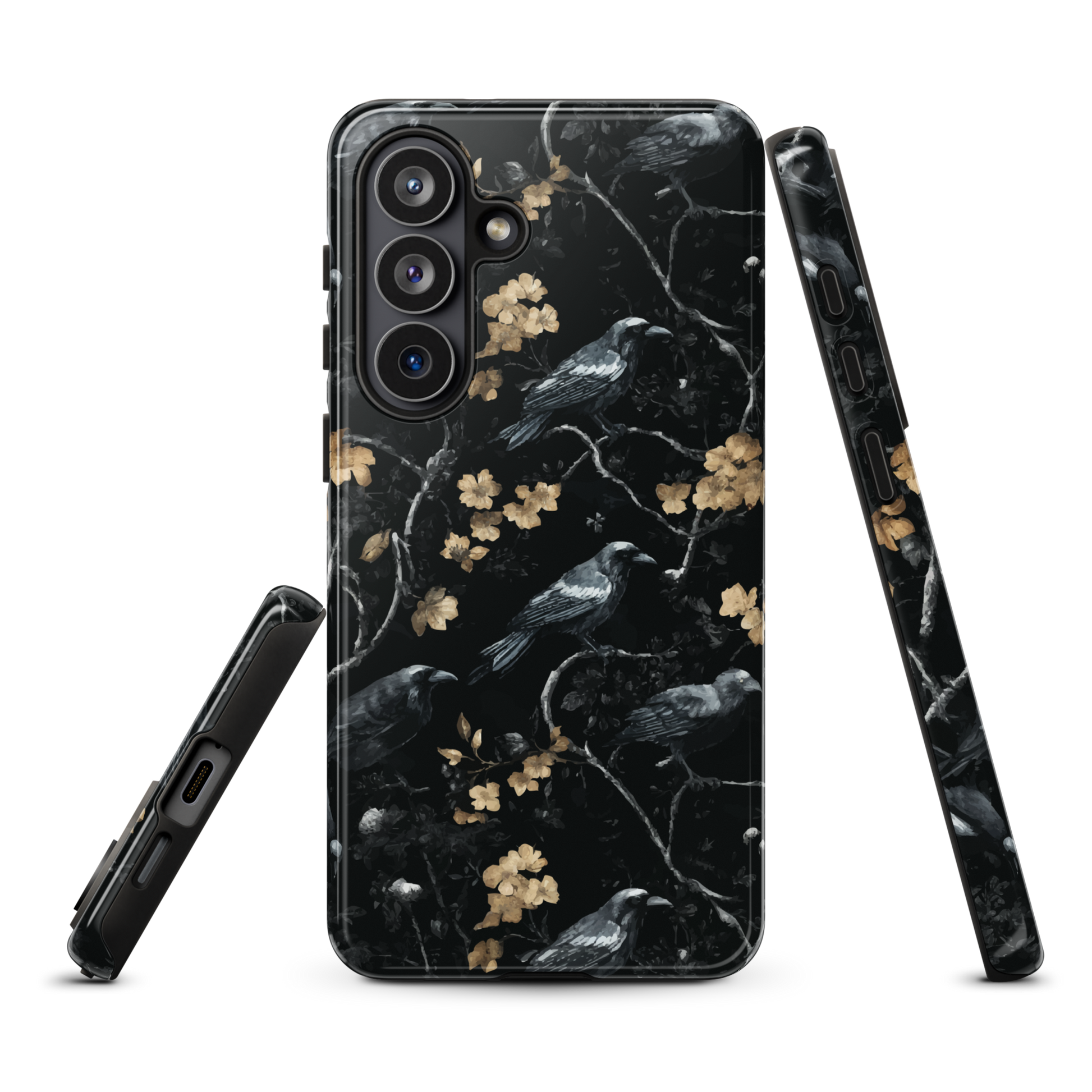 'Shadow' Samsung Galaxy S26 Plus tough phone case - protective glossy case NZ Australia