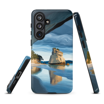 'Cathedral Cove' Samsung Galaxy S26 Plus tough phone case - protective glossy case NZ Australia