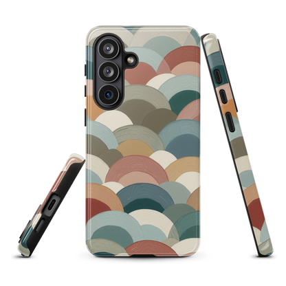 'Warm Horizons' Samsung Galaxy S26 Plus tough phone case - protective glossy case NZ Australia