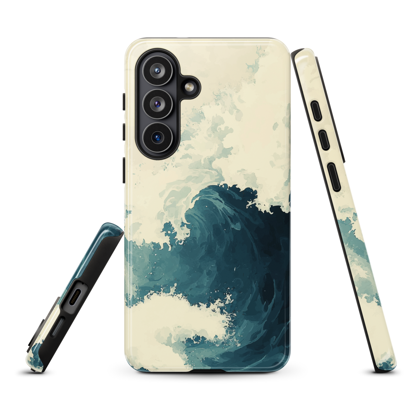 'Rising Swell' Samsung Galaxy S26 Plus tough phone case - protective glossy case NZ Australia