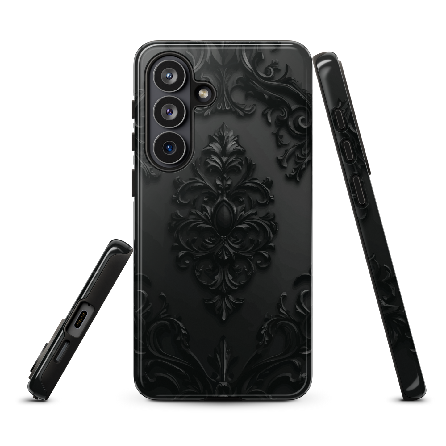 'Obsidian' Samsung Galaxy S26 Plus tough phone case - protective glossy case NZ Australia