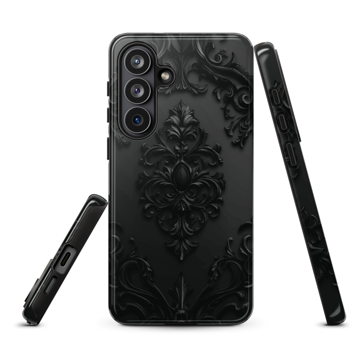 'Obsidian' Samsung Galaxy S26 Plus tough phone case - protective glossy case NZ Australia
