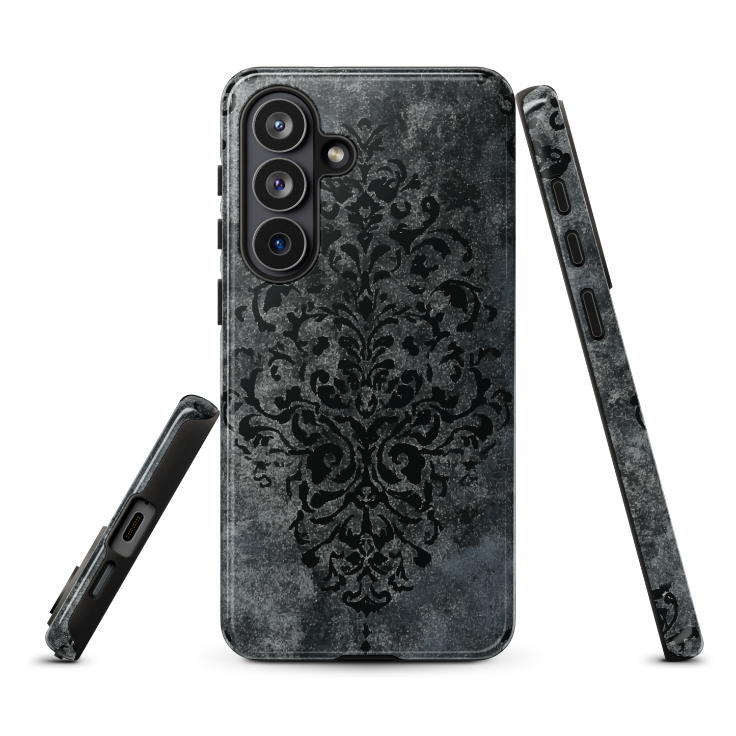 'Damask' Samsung Galaxy S26 Plus tough phone case - protective glossy case NZ Australia