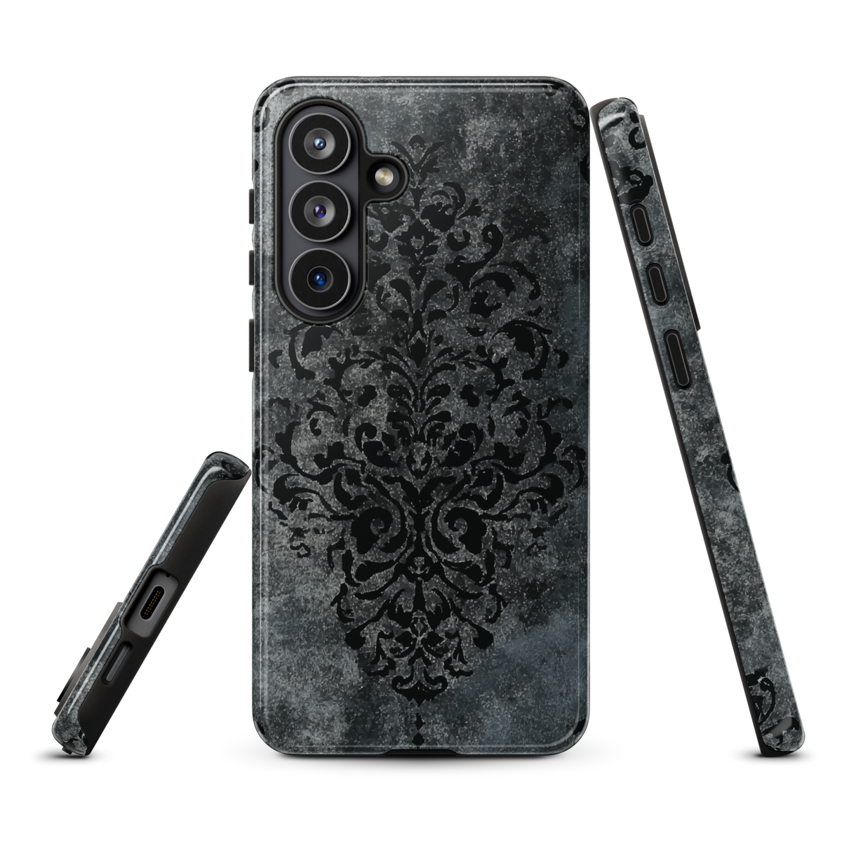 'Damask' Samsung Galaxy S26 Plus tough phone case - protective glossy case NZ Australia