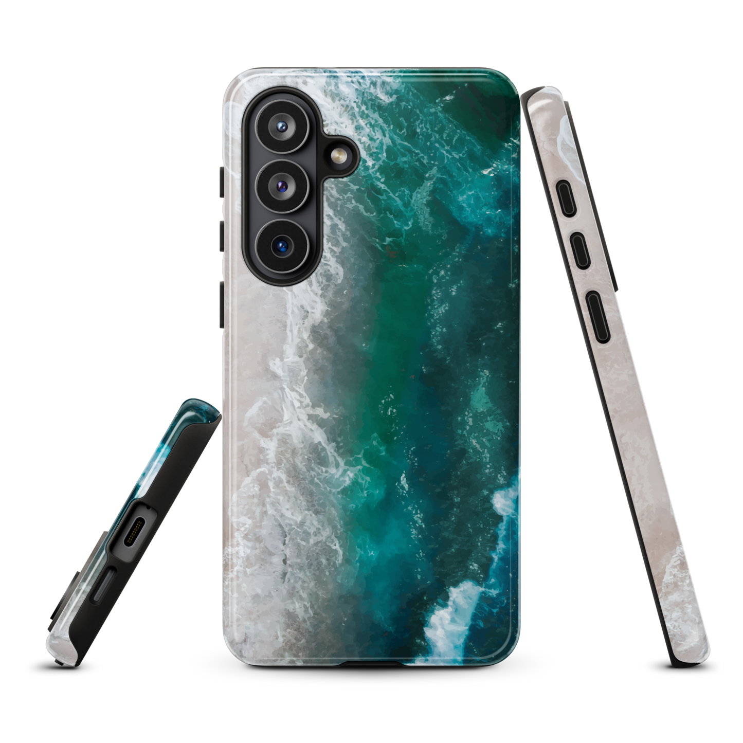 'Ocean View' Samsung Galaxy S26 Plus tough phone case - protective glossy case NZ Australia