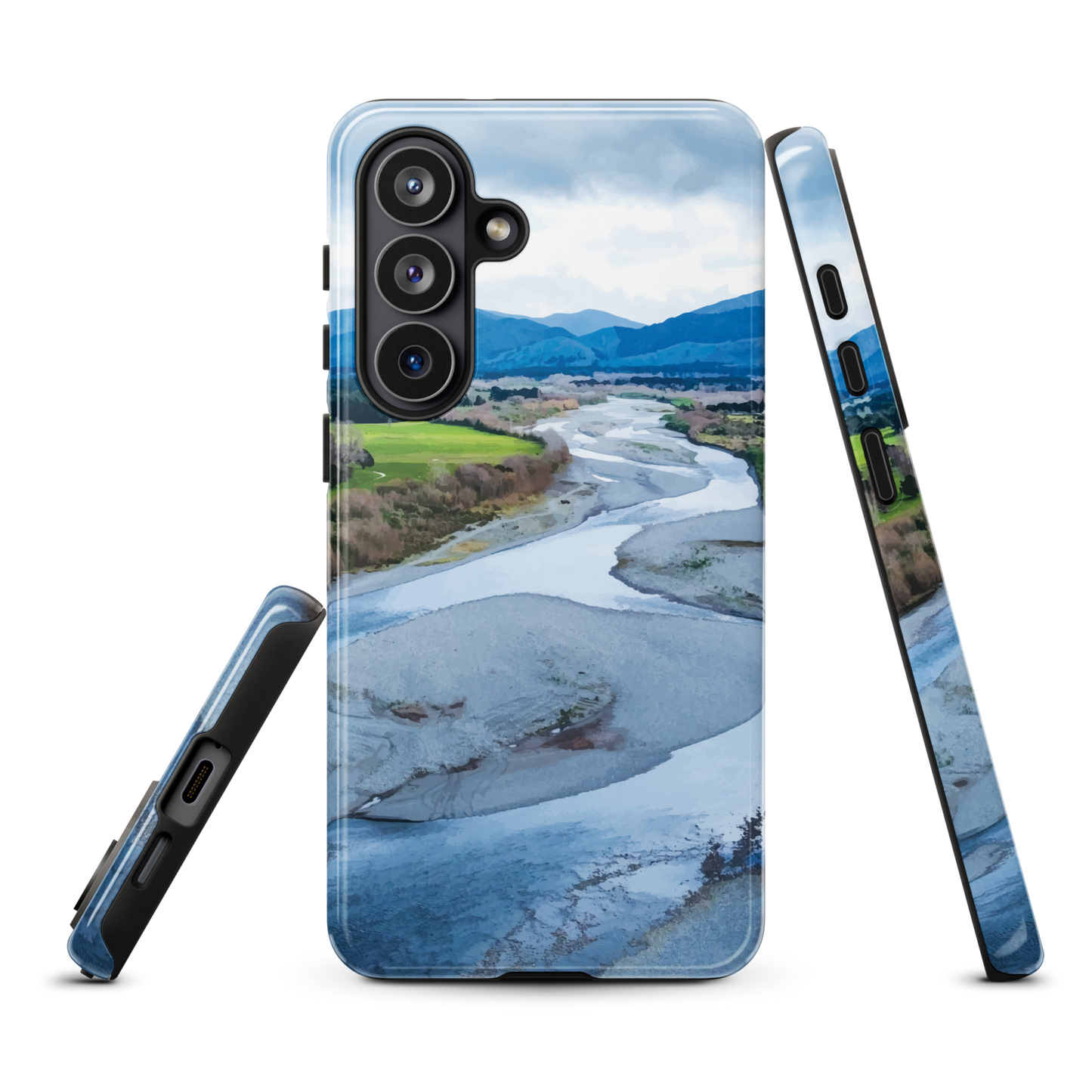 'Waiohine' Samsung Galaxy S26 Plus tough phone case - protective glossy case NZ Australia
