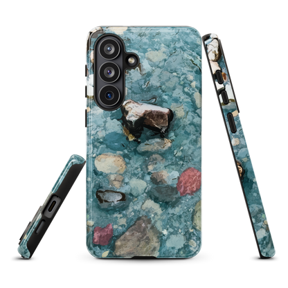 'Washed Away' Samsung Galaxy S26 Plus tough phone case - protective glossy case NZ Australia