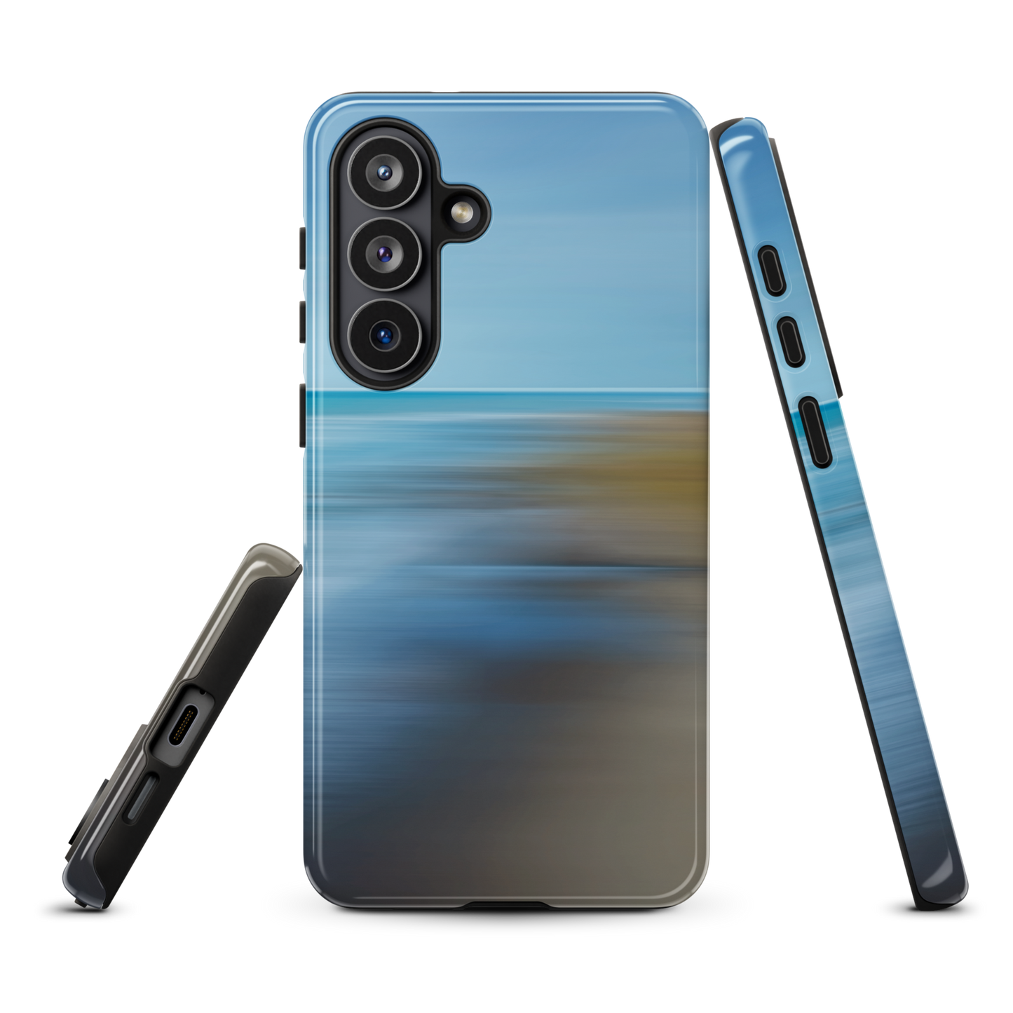 'Ocean Breeze' Samsung Galaxy S26 Plus tough phone case - protective glossy case NZ Australia