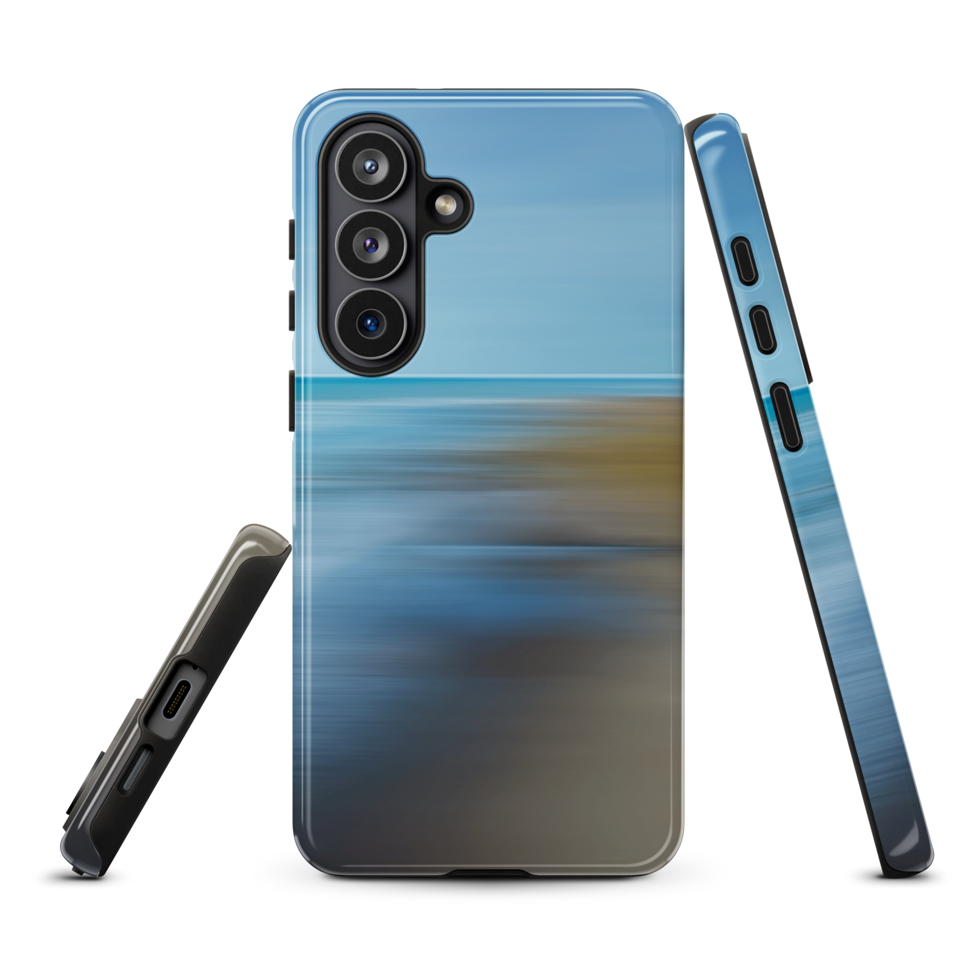 'Ocean Breeze' Samsung Galaxy S26 Plus tough phone case - protective glossy case NZ Australia