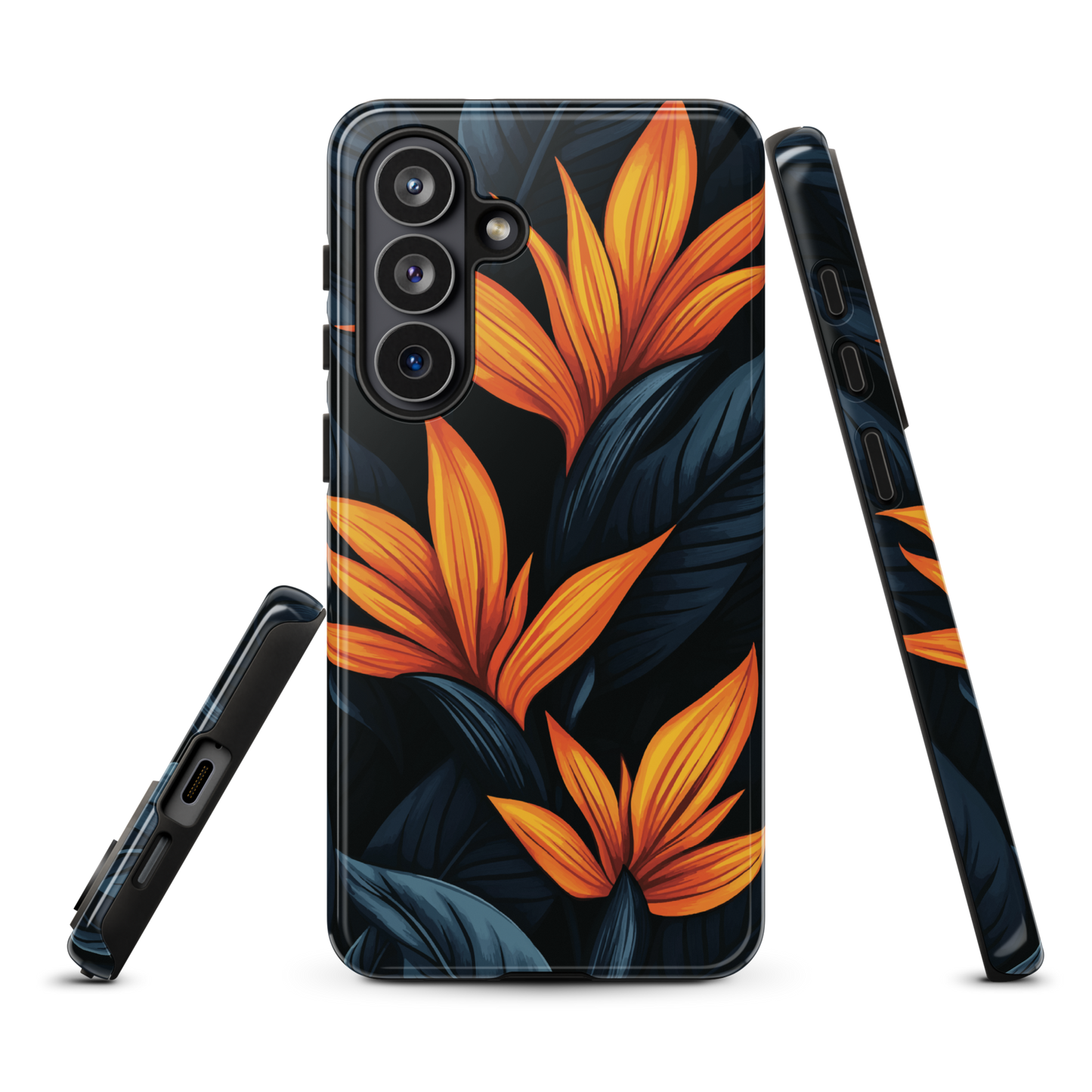'Bird of Paradise' Samsung Galaxy S26 Plus tough phone case - protective glossy case NZ Australia