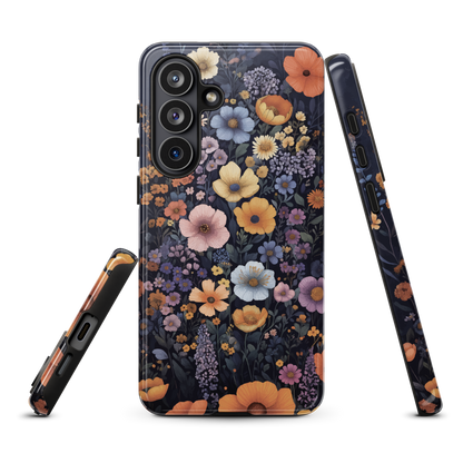 'Wildflowers' Samsung Galaxy S26 Plus tough phone case - protective glossy case NZ Australia
