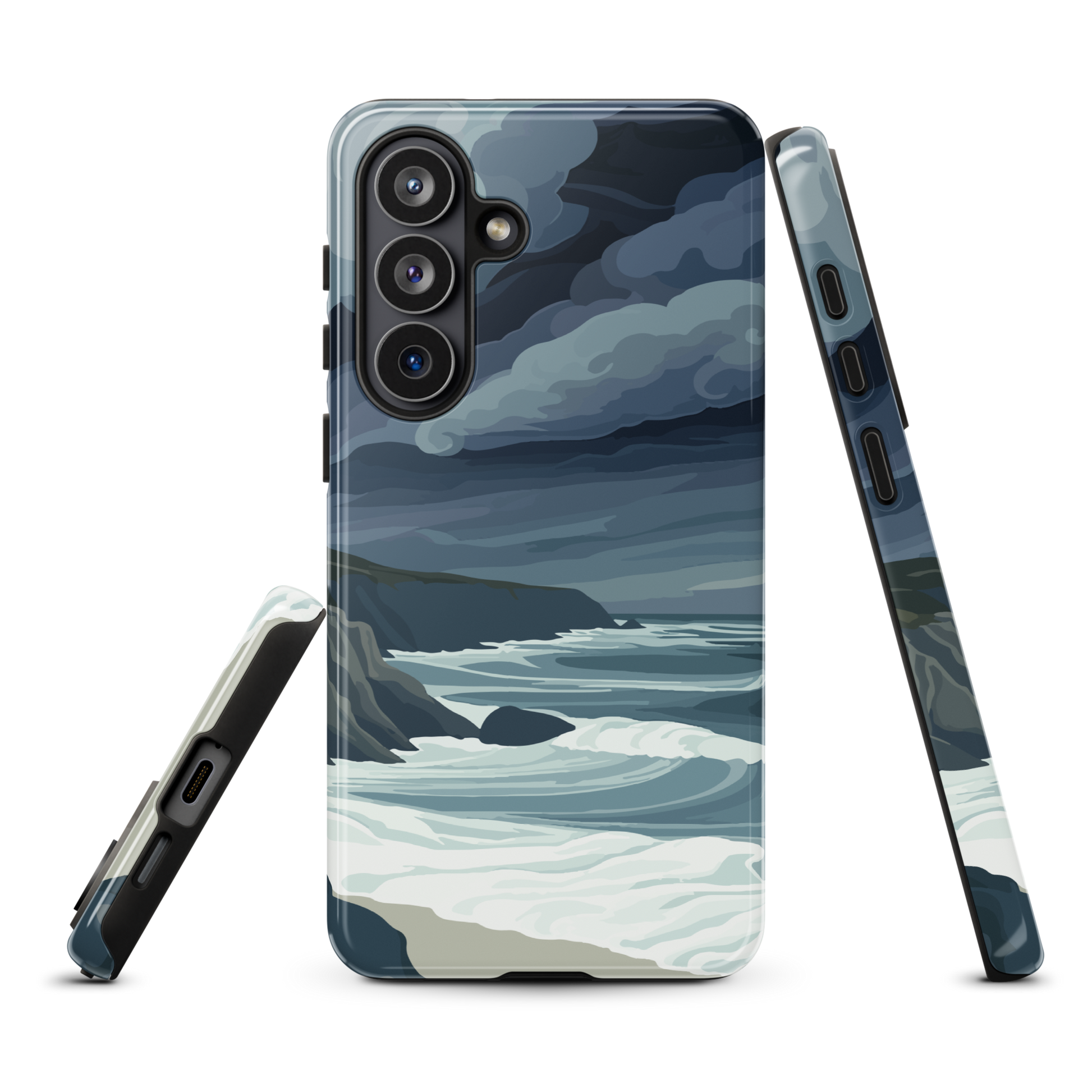 'Cape Kidnappers' Samsung Galaxy S26 Plus tough phone case - protective glossy case NZ Australia