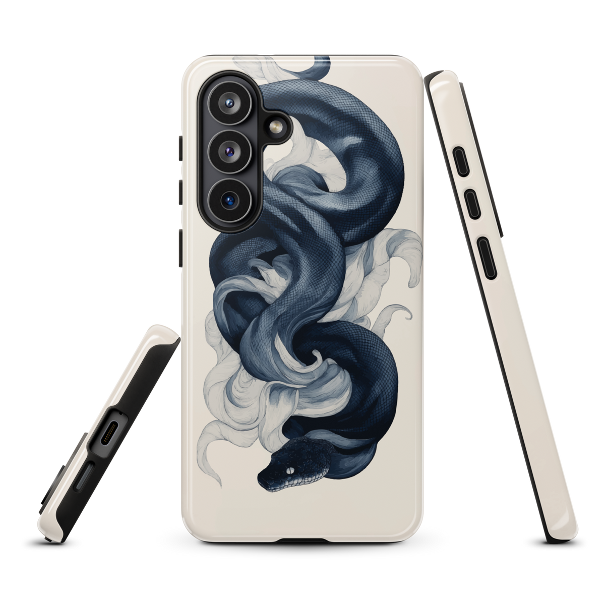 'Midnight Python' Samsung Galaxy S26 Plus tough phone case - protective glossy case NZ Australia