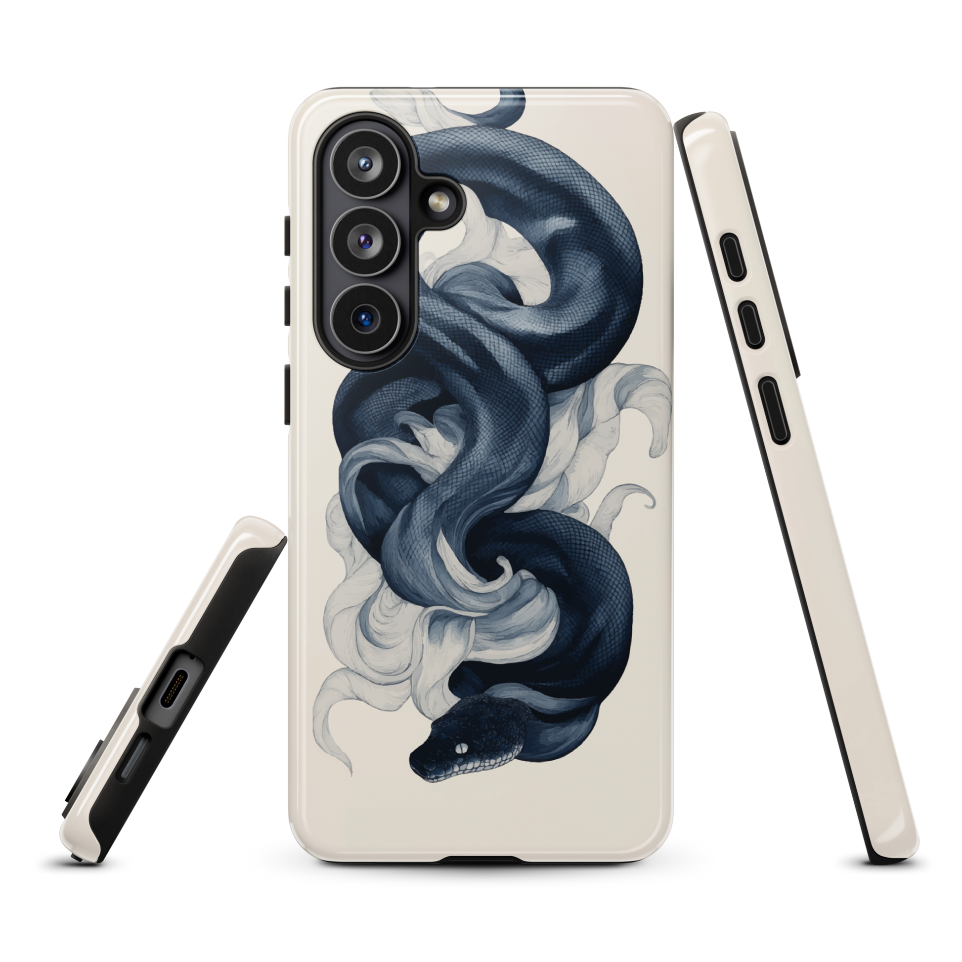 'Midnight Python' Samsung Galaxy S26 Plus tough phone case - protective glossy case NZ Australia