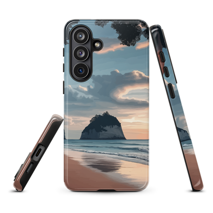 'Cathedral Cove' Samsung Galaxy S26 Plus tough phone case - protective glossy case NZ Australia