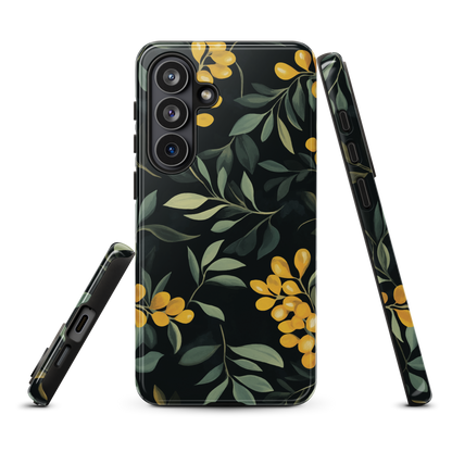 'NZ Kowhai' Samsung Galaxy S26 Plus tough phone case - protective glossy case NZ Australia