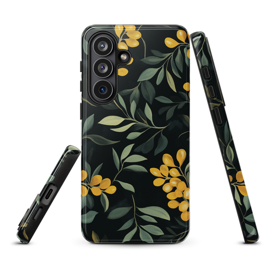 'NZ Kowhai' Samsung Galaxy S26 Plus tough phone case - protective glossy case NZ Australia