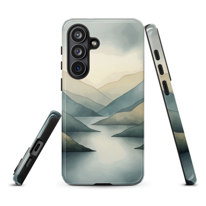 'Misty Mountains' Samsung Galaxy S26 Plus tough phone case - protective glossy case NZ Australia