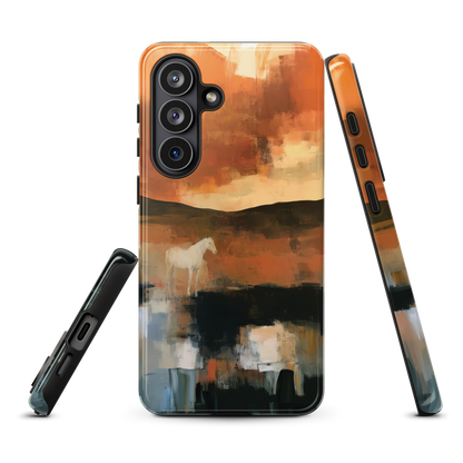 'Ember Fields' Samsung Galaxy S26 Plus tough phone case - protective glossy case NZ Australia