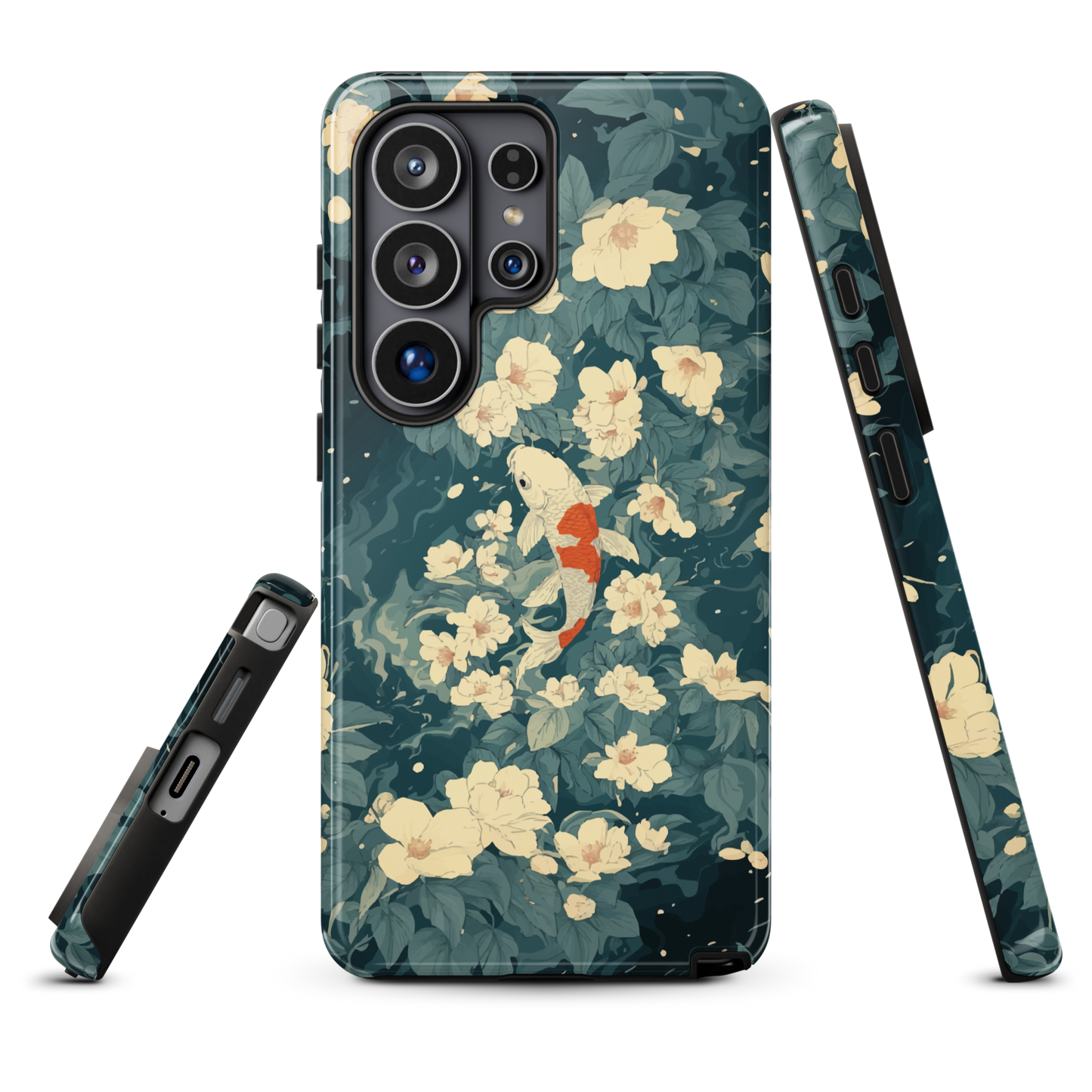 'Koi' Samsung Galaxy S26 Ultra tough phone case - protective glossy case NZ Australia