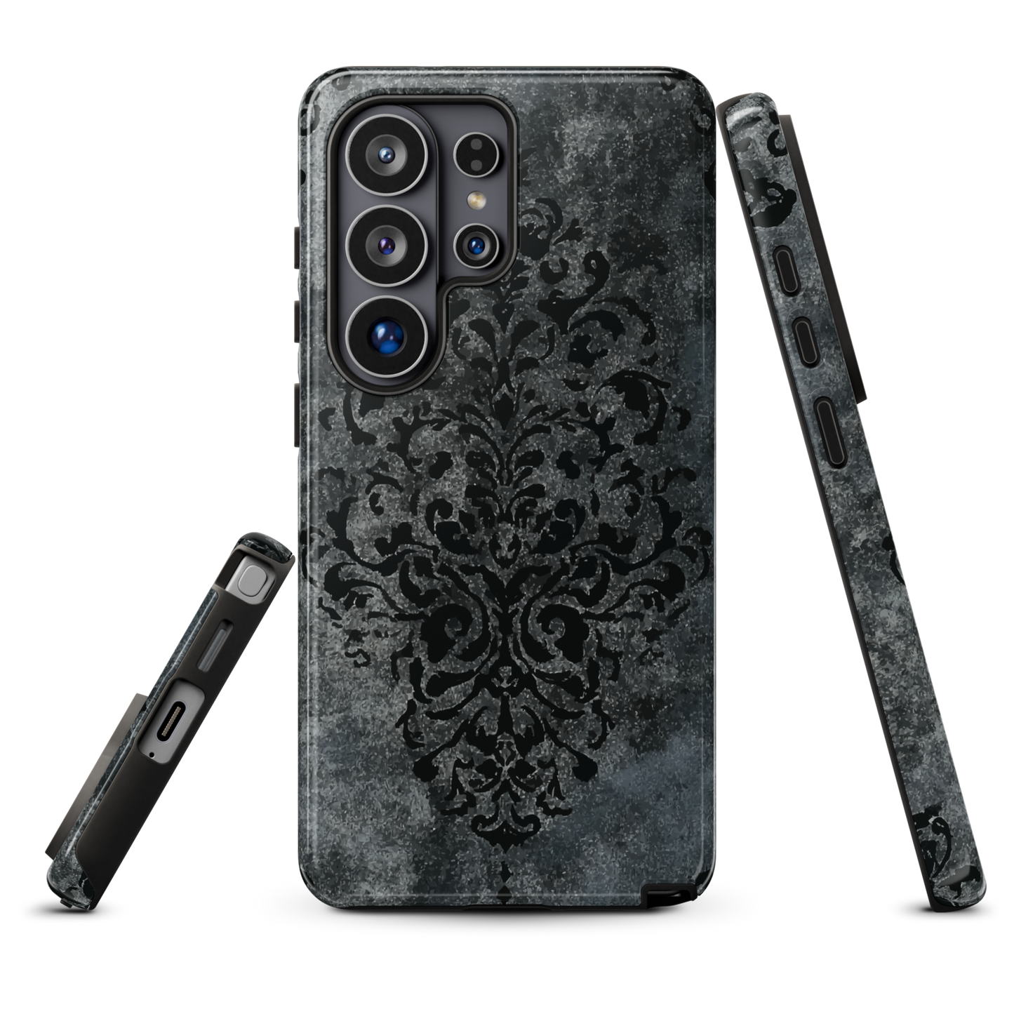 'Damask' Samsung Galaxy S26 Ultra tough phone case - protective glossy case NZ Australia