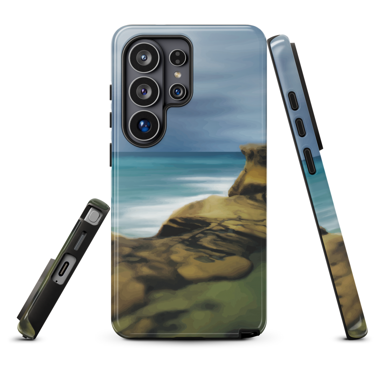 'Castle Point' Samsung Galaxy S26 Ultra tough phone case - protective glossy case NZ Australia