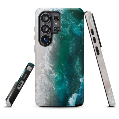 'Ocean View' Samsung Galaxy S26 Ultra tough phone case - protective glossy case NZ Australia