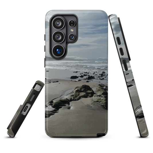'Quick Sand' Samsung Galaxy S26 Ultra tough phone case - protective glossy case NZ Australia