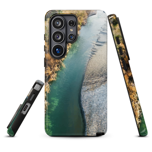 'Waters Edge' Samsung Galaxy S26 Ultra tough phone case - protective glossy case NZ Australia