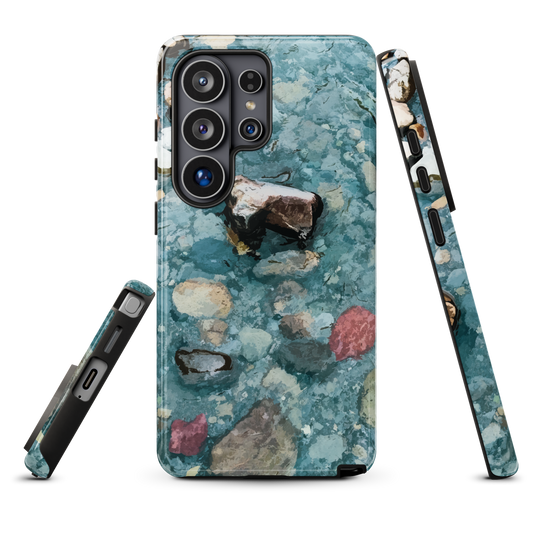 'Washed Away' Samsung Galaxy S26 Ultra tough phone case - protective glossy case NZ Australia