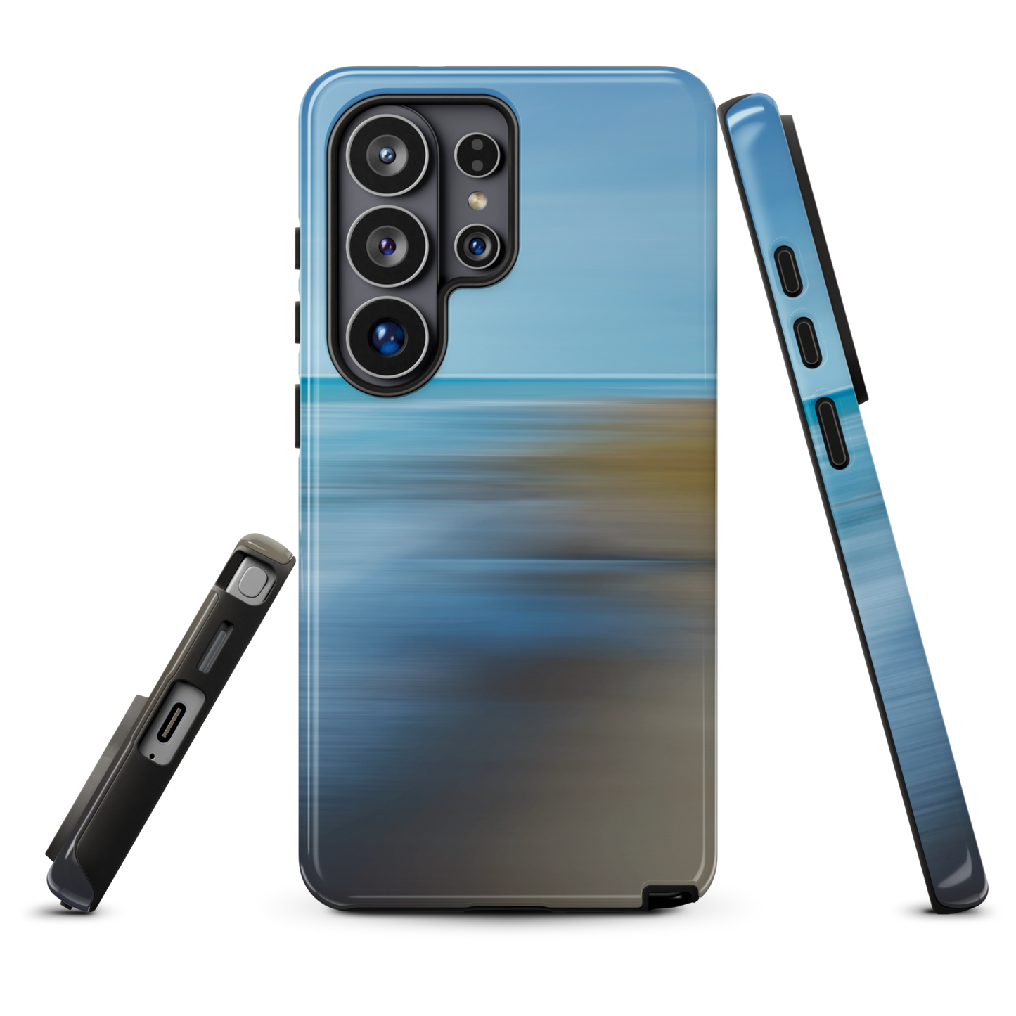 'Ocean Breeze' Samsung Galaxy S26 Ultra tough phone case - protective glossy case NZ Australia