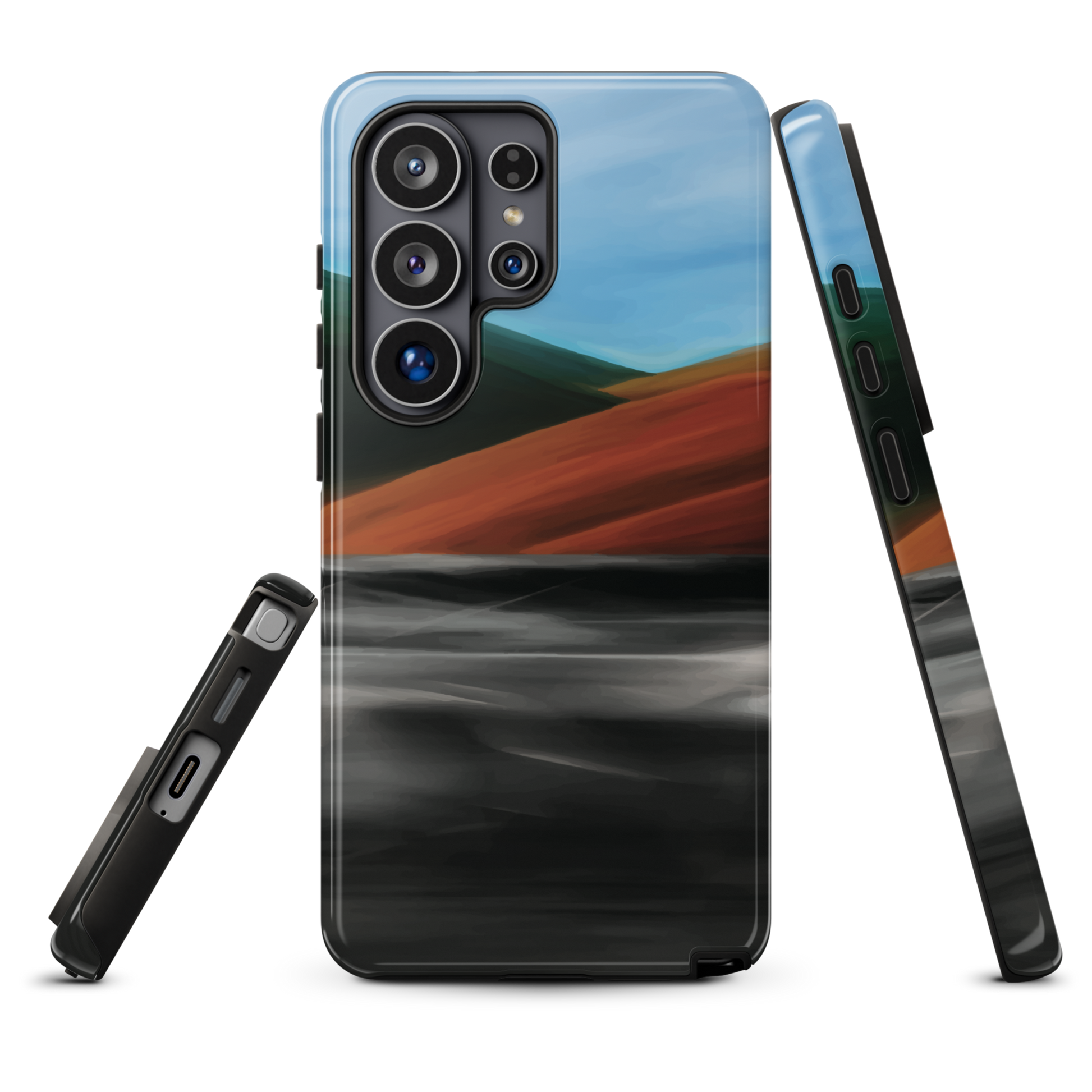 'Heat Wave' Samsung Galaxy S26 Ultra tough phone case - protective glossy case NZ Australia